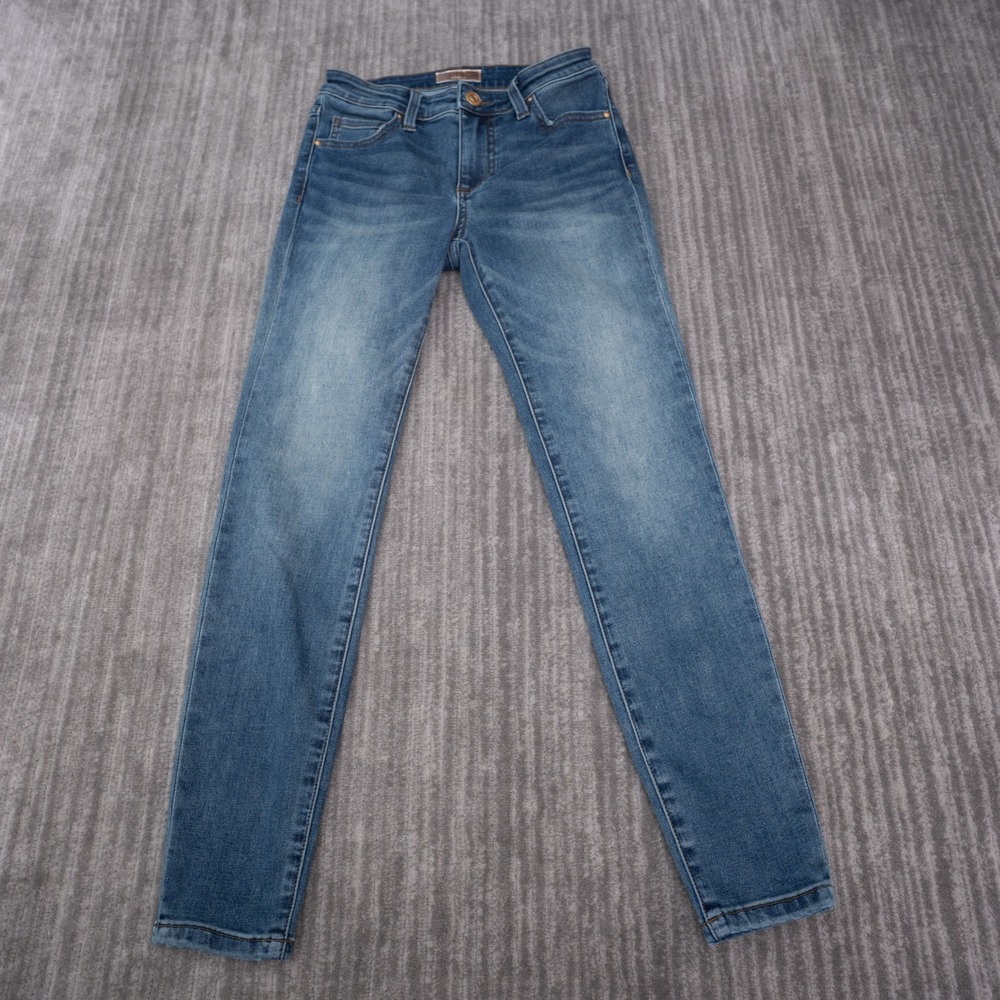 Kut from the Kloth Connie Ankle Skinny Jeans Womens 0 Blue Good Medium Wash